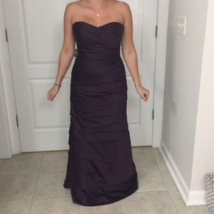 Saison Blanche Plum/Eggplant Bridesmaid Dress